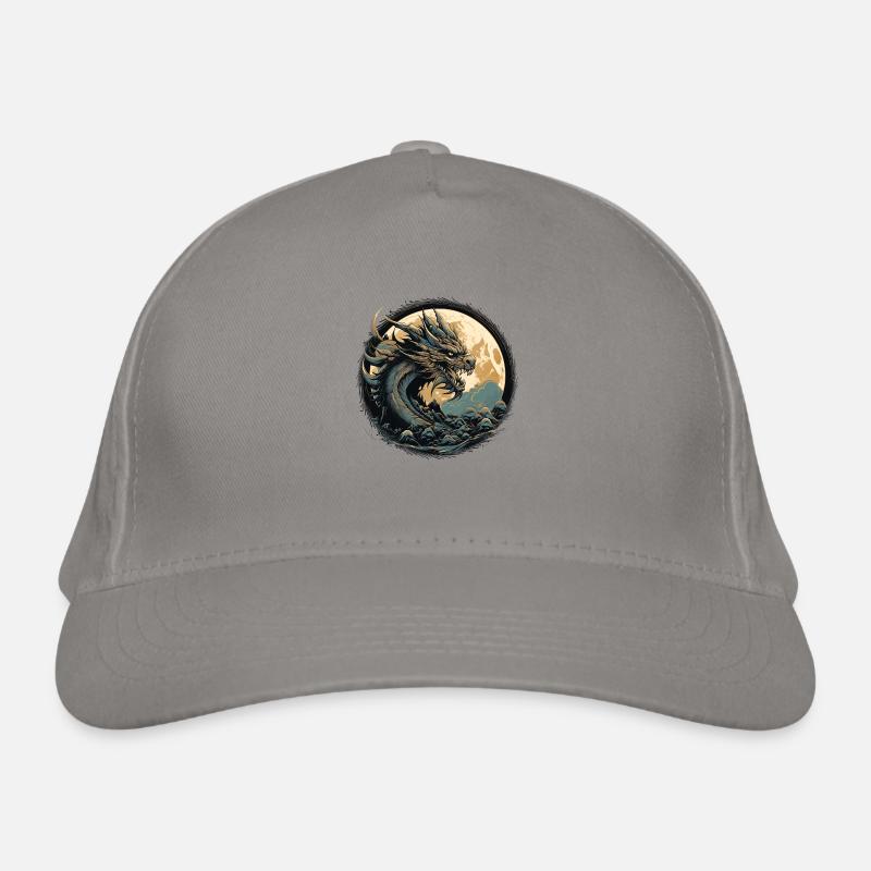 Ancient dragon Organic Baseball Cap