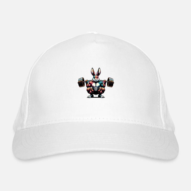 Squats Bunny Organic Baseball Cap