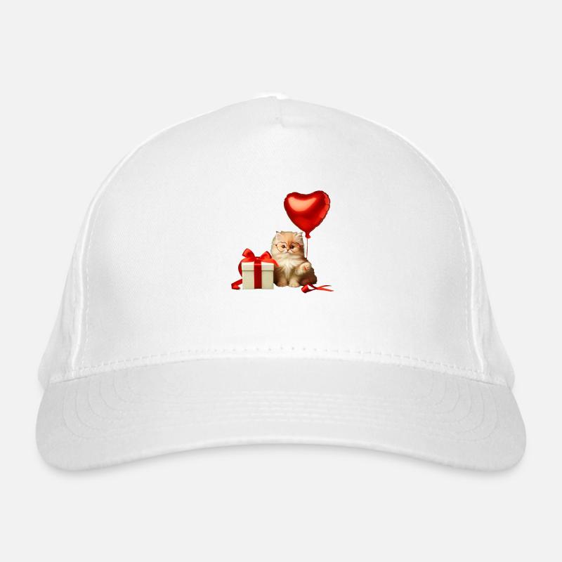 Chat Amour Casquette classique bio