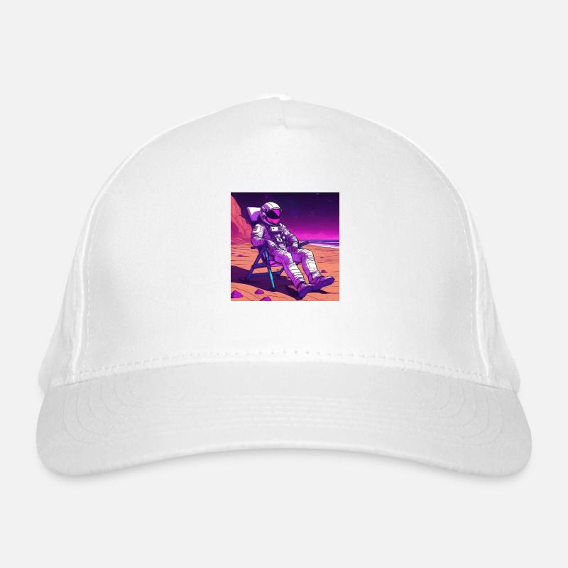 Astronaut auf Mars Bio-Baseballkappe