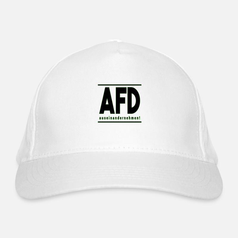 AFD auseinandernehmen Bio-Baseballkappe