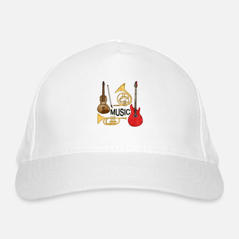 Musikinstrumente Bio-Baseballkappe