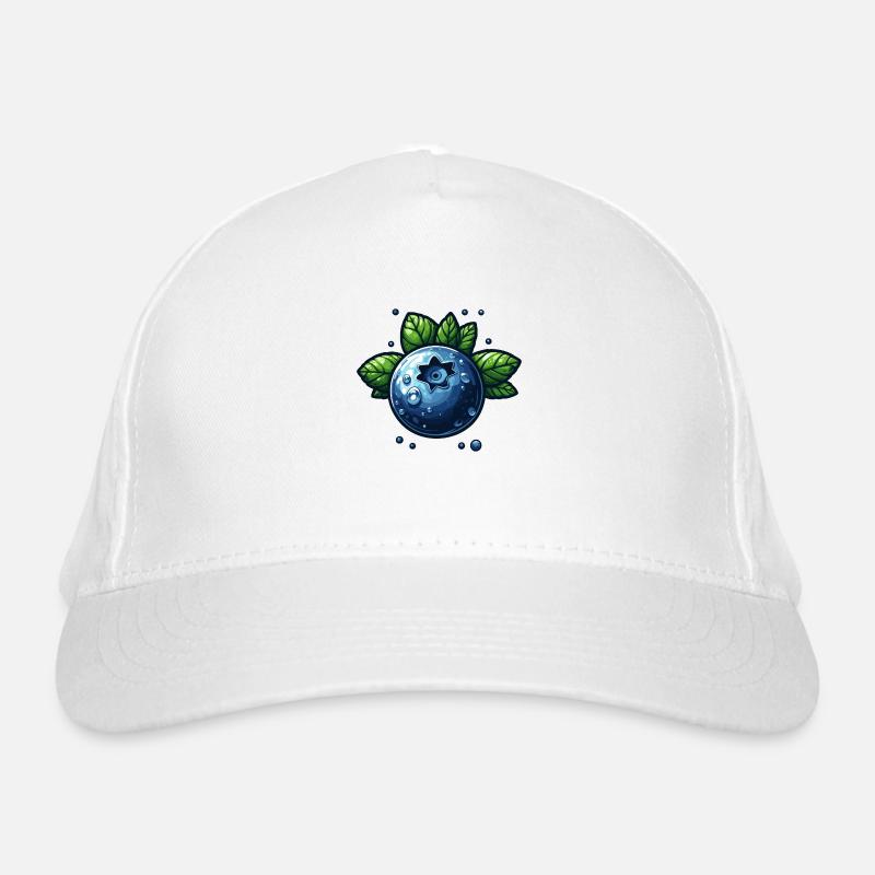 Blueberries wet berry Organic Baseball Cap