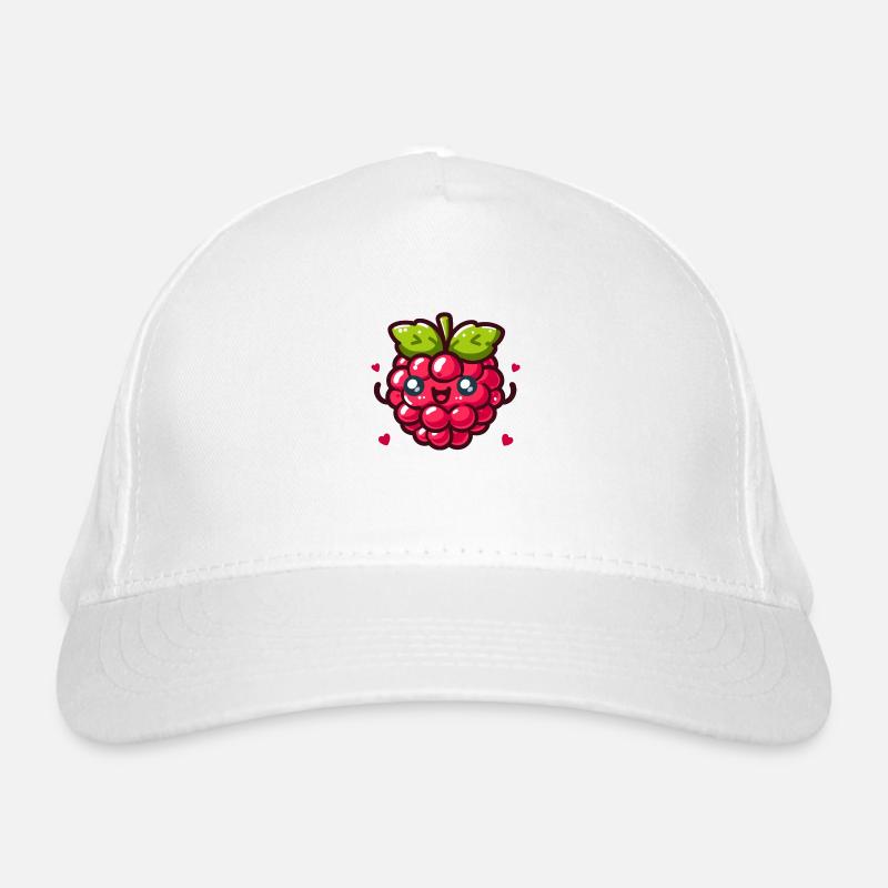Love Raspberry Organic Baseball Cap