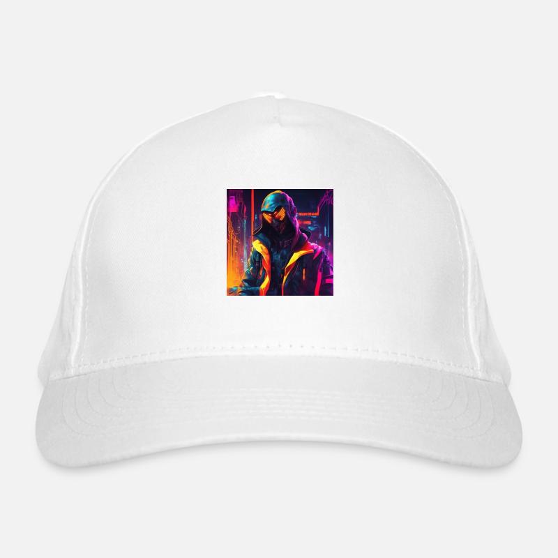 Futuristic man Organic Baseball Cap