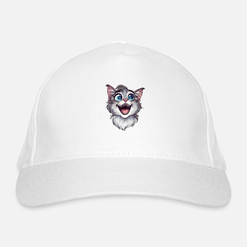 Chaton souriant Casquette classique bio