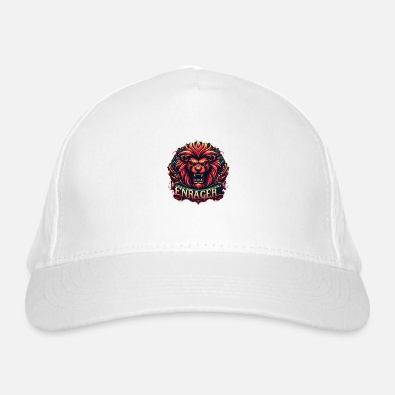 Leben wie ein Löwe Bio-Baseballkappe