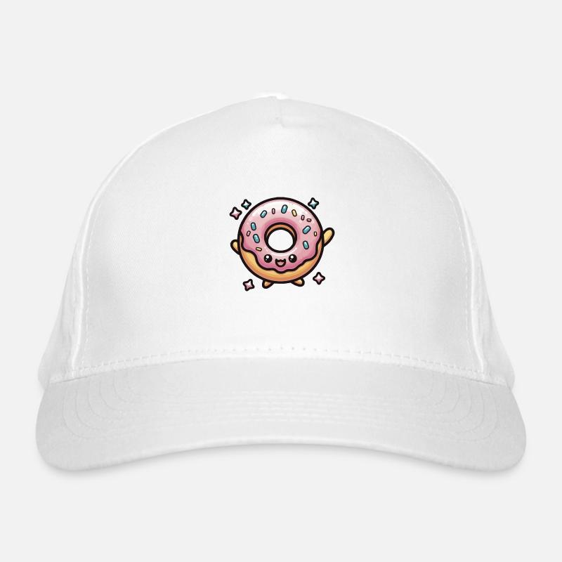 Cute Chibi Kawaii Donut Organic Baseball Cap