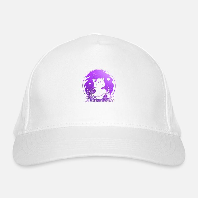 Chat dans la nature - Édition violette Casquette classique bio