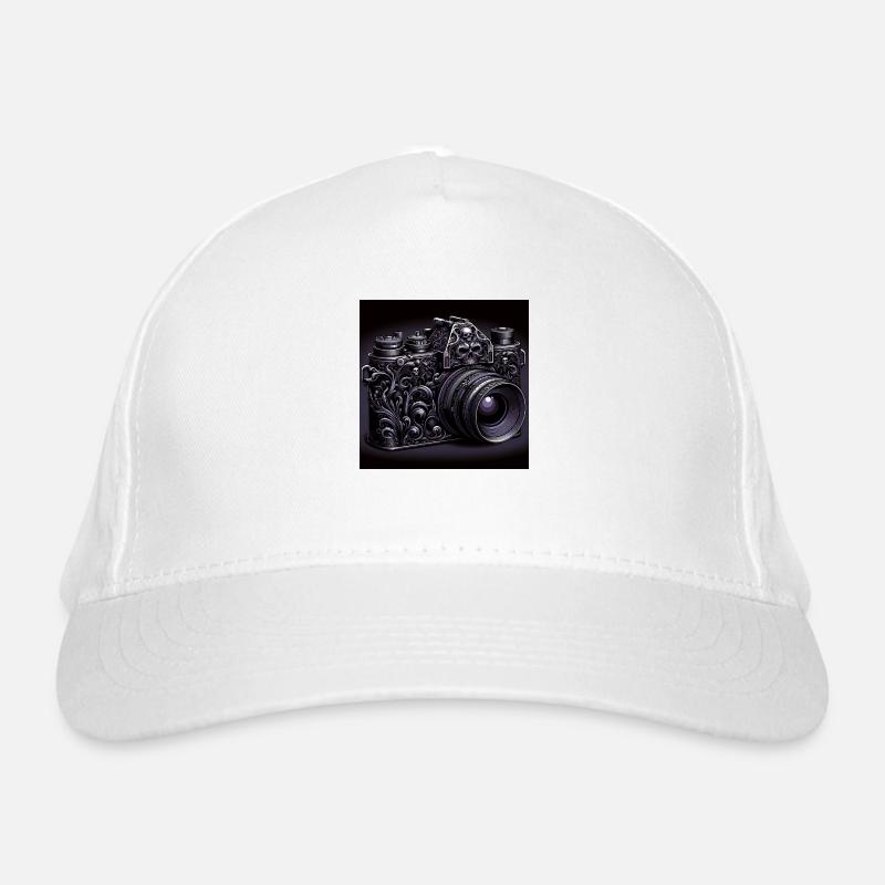 Caméra gothique crâne Casquette classique bio