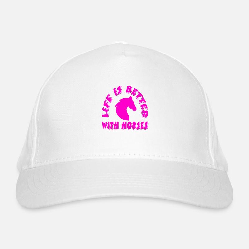 Chevaux Casquette classique bio