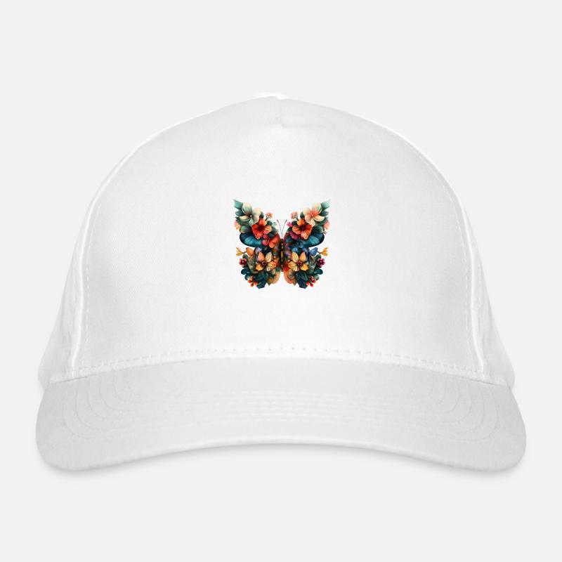 Fleurs de papillon Casquette classique bio