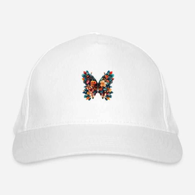 Blüten-Glückseligkeit Bio-Baseballkappe