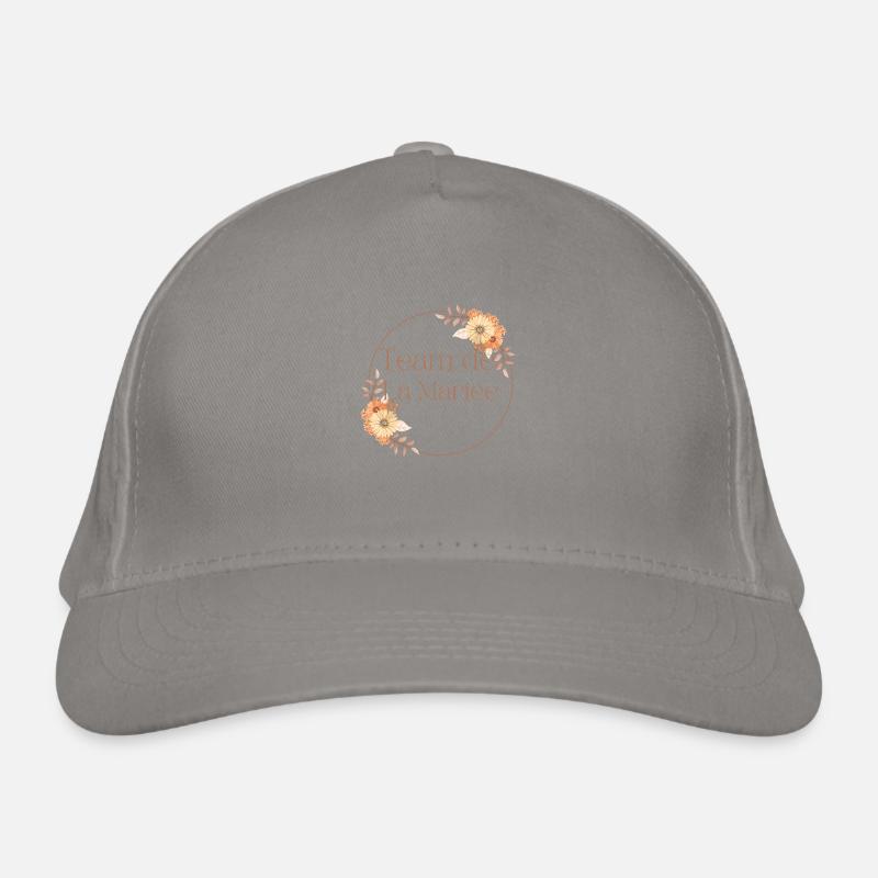 Team der Blumenbraut - Junggesellinnenabschied Geschenkidee Bio-Baseballkappe