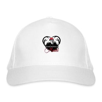 Schwarzwald Mädel - Bio-Baseballkappe - Weiß - Vorne