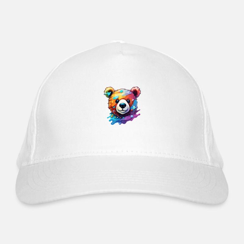 Teddybär / Kuscheltier / Stofftier / Geschenkidee Bio-Baseballkappe