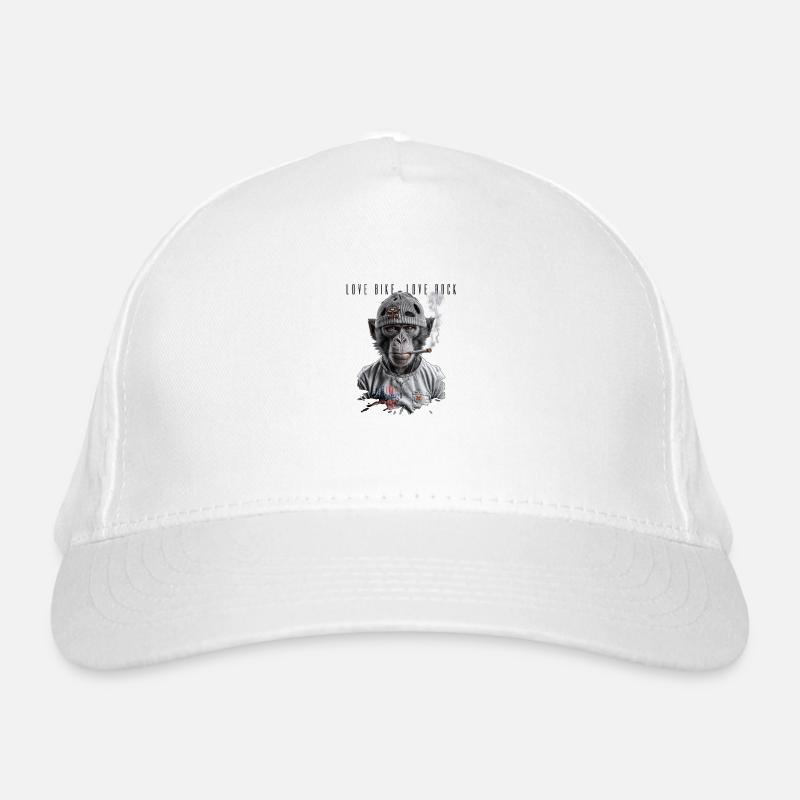 Rock Primate Biker Organic Baseball Cap