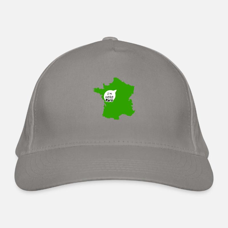 I am here in Paris Organic Baseball Cap