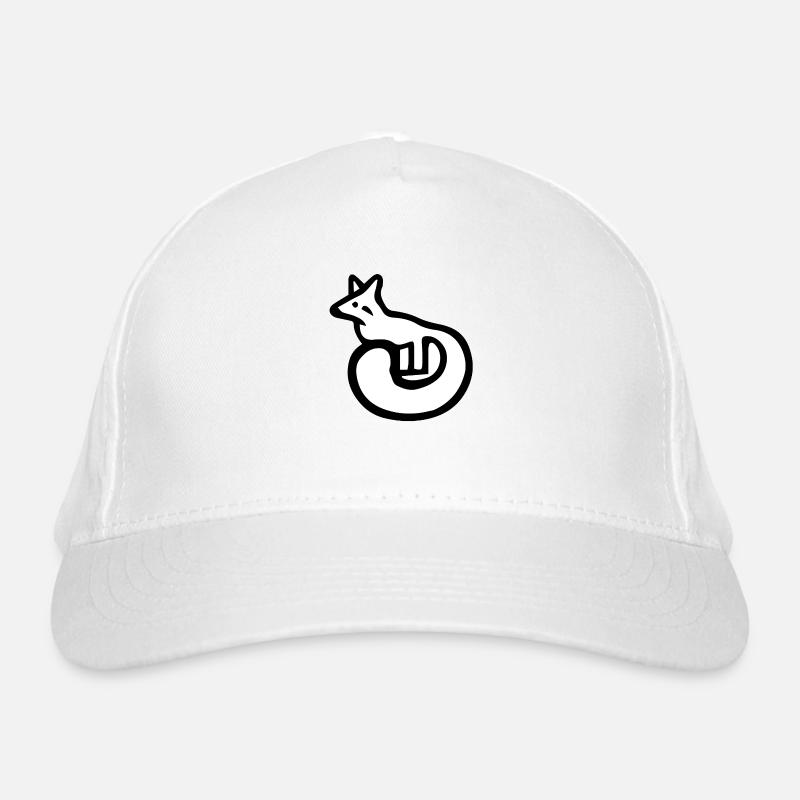 Illustration de renard mignon ! Casquette classique bio