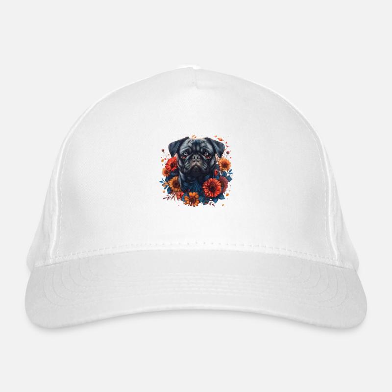 Pug Organic Baseball Cap