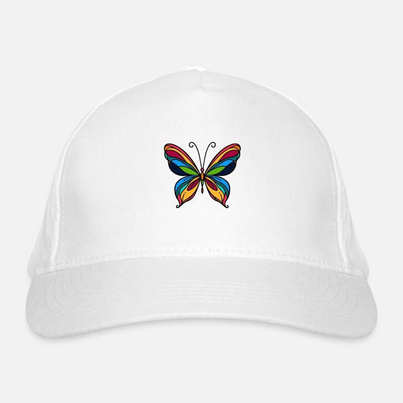 Schmetterling Bio-Baseballkappe
