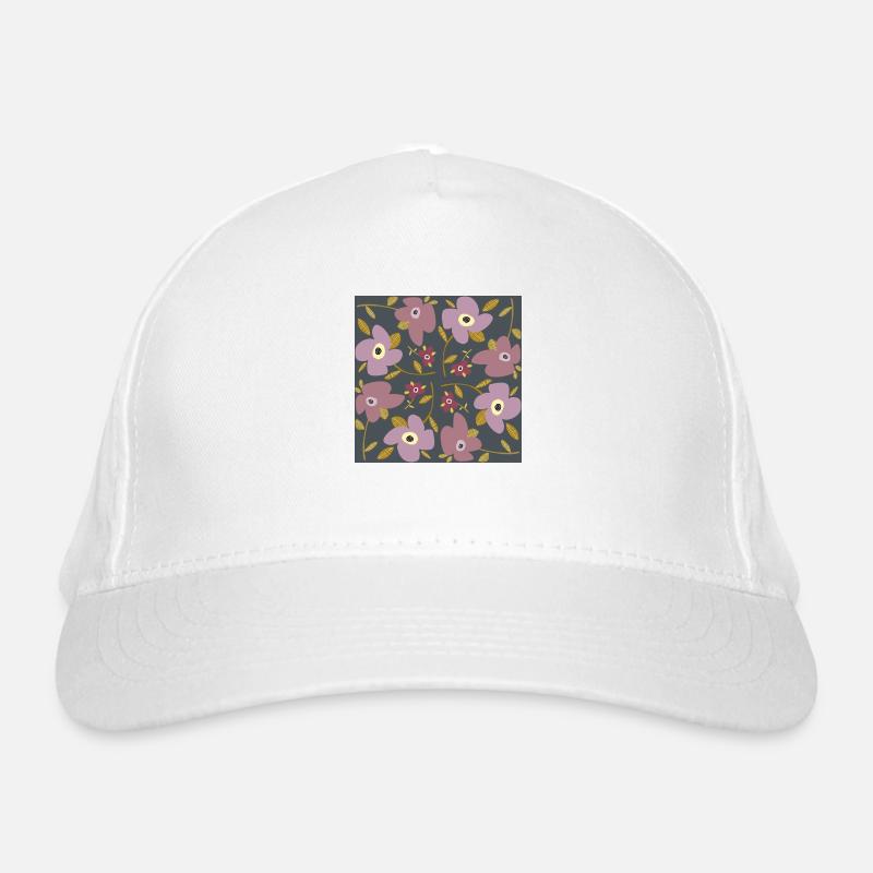Motif de fleurs Casquette classique bio