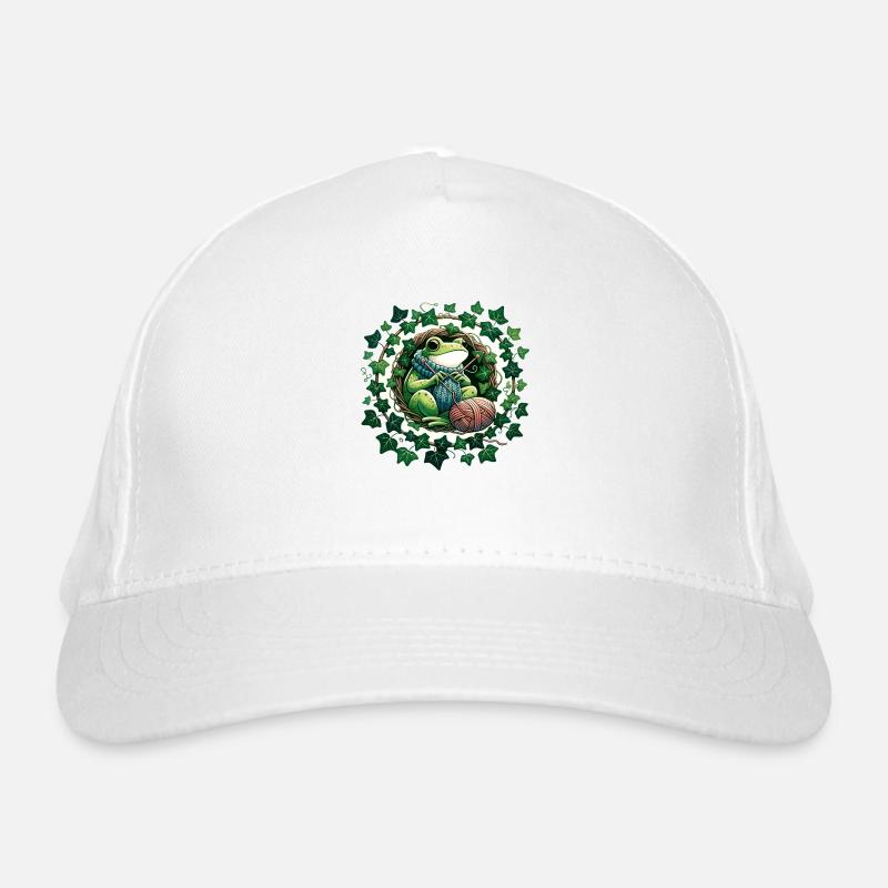 Grenouille à tricoter Casquette classique bio
