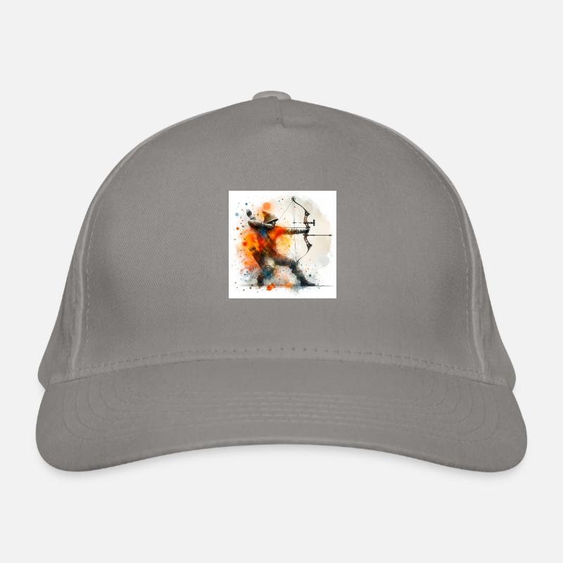 Aquarell-Bogenschütze Bio-Baseballkappe