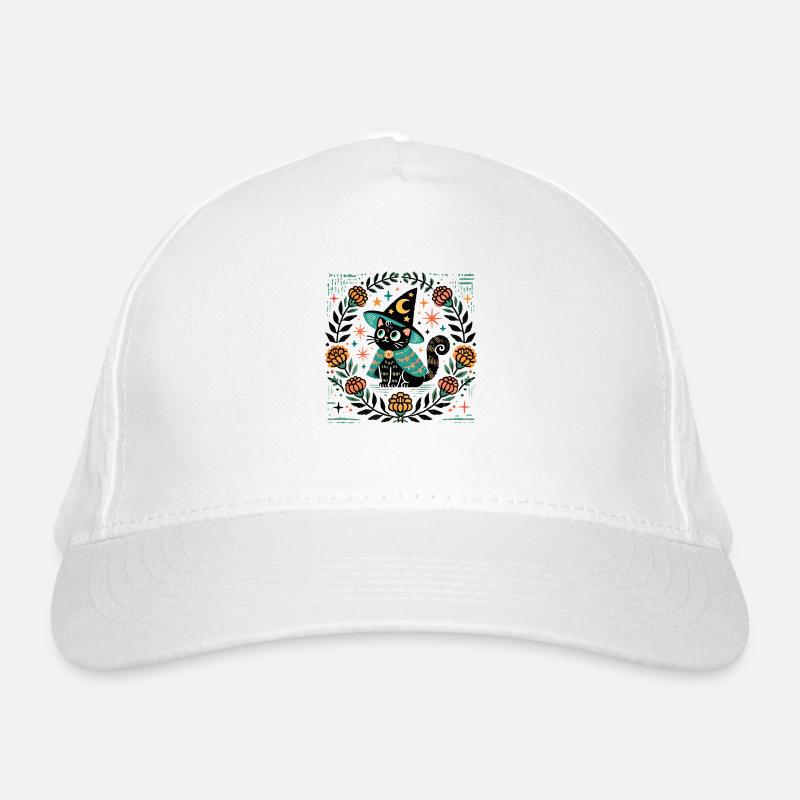 Wizard Cat Organic Baseball Cap