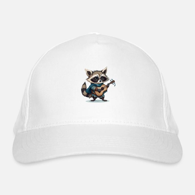 Waschbär-Barde Bio-Baseballkappe