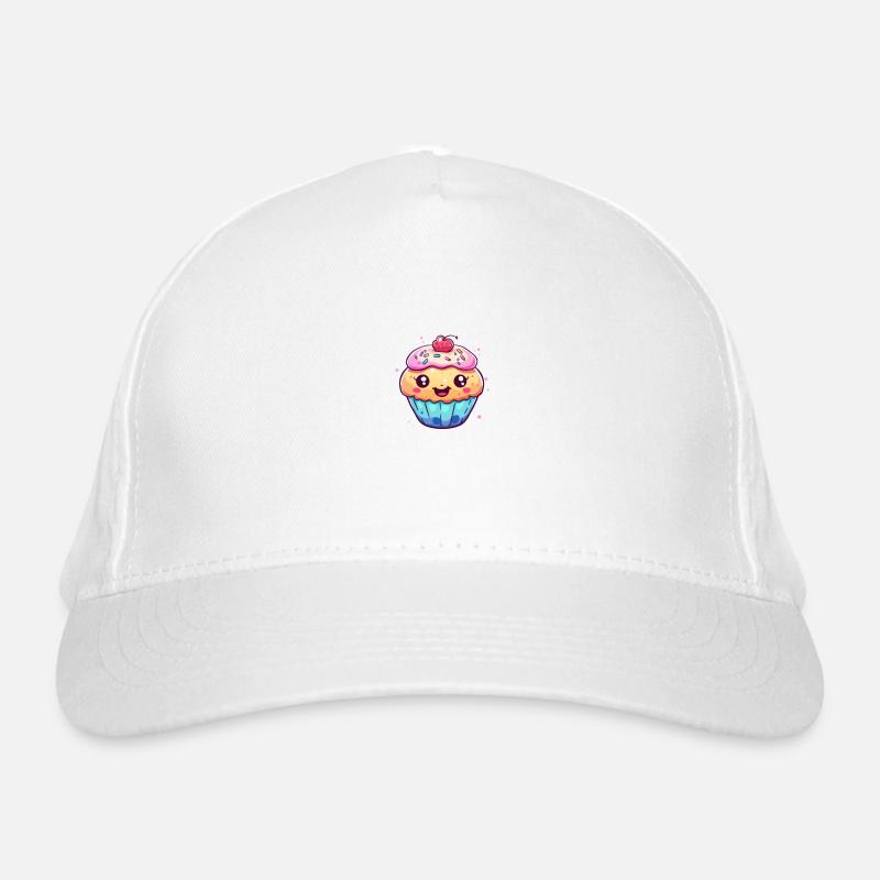 Mignon cupcake rose à la fraise Casquette classique bio