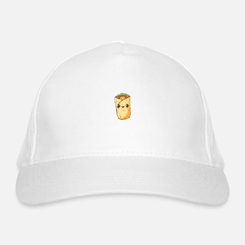 Appetitlicher Wrap Kebab Cartoon Bio-Baseballkappe