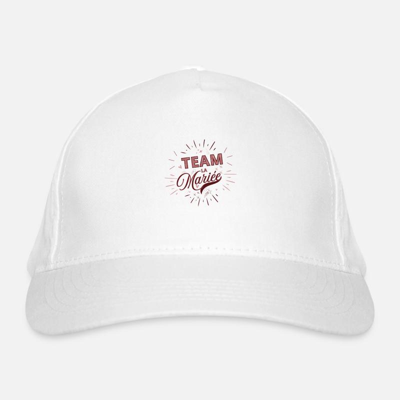 Das Brautteam Bio-Baseballkappe