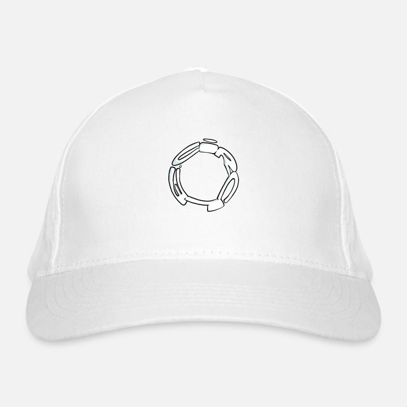 Graff Circle (Black & White) Organic Baseball Cap