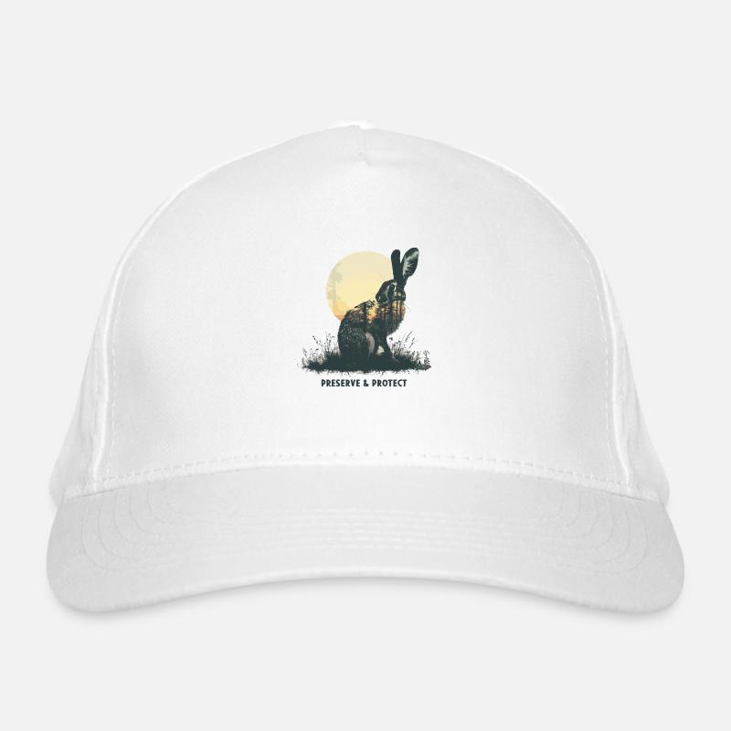 Preserve & Protect Rabbit Organic Baseball Cap