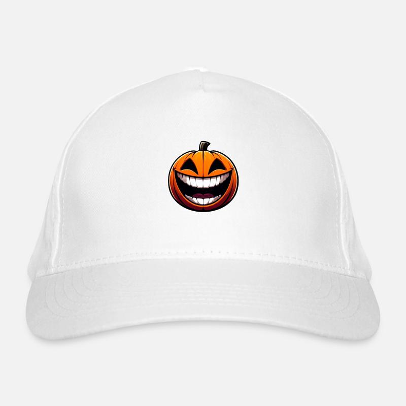 Big Smile Jack O Lanterne - Halloween Octobre Casquette classique bio