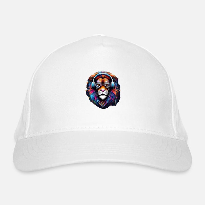 Techno Löwe Bio-Baseballkappe