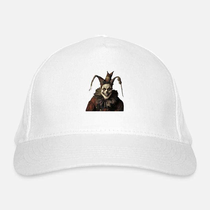Gruseliger Harlekin Bio-Baseballkappe