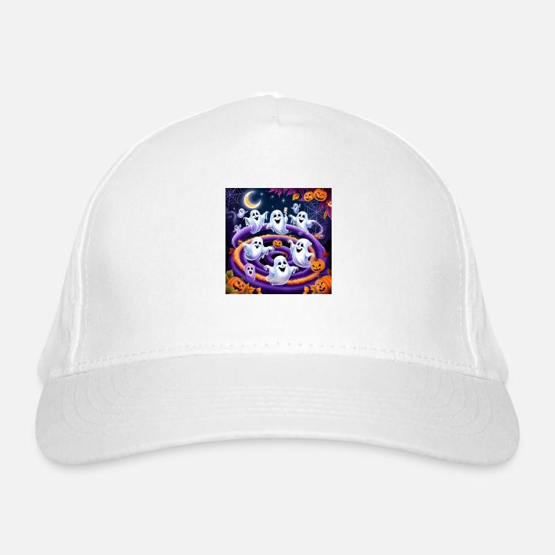 Halloween Collection - Ghostly Halloween Bio-Baseballkappe