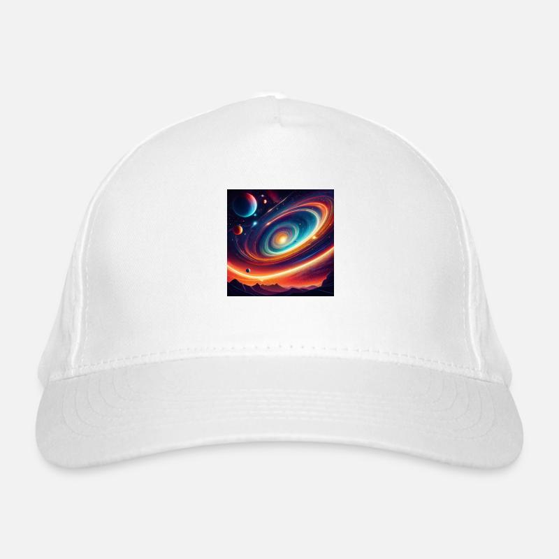 Vibrant Cosmic Exploration Organic Baseball Cap