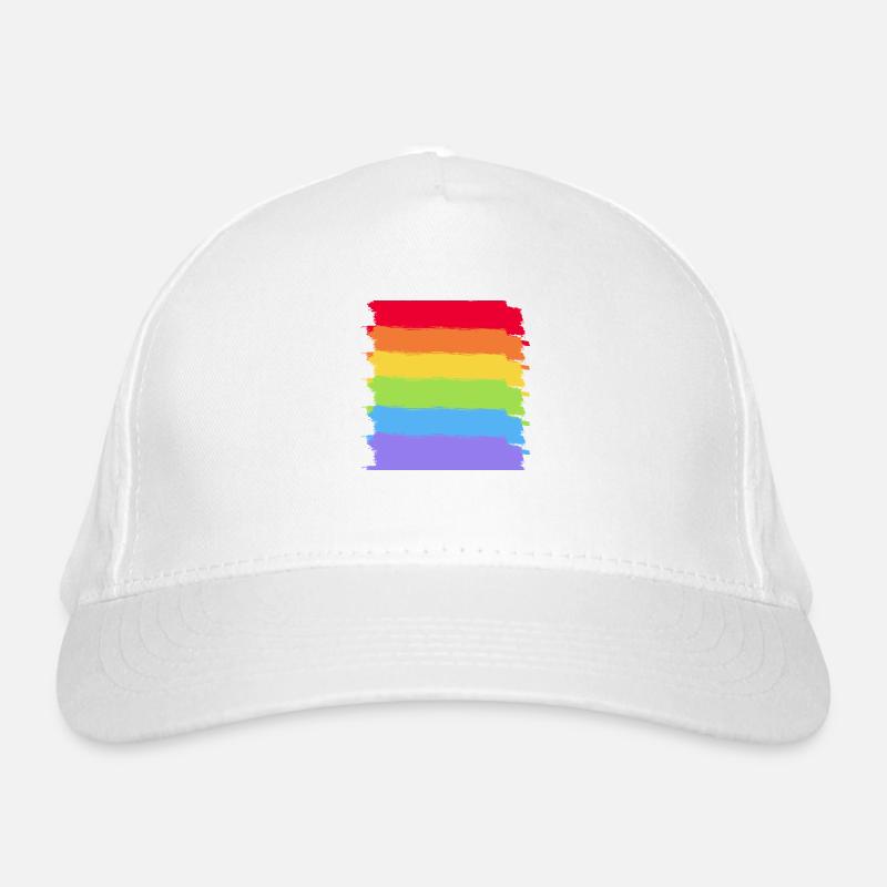 Rainbow Shirt Bio-Baseballkappe