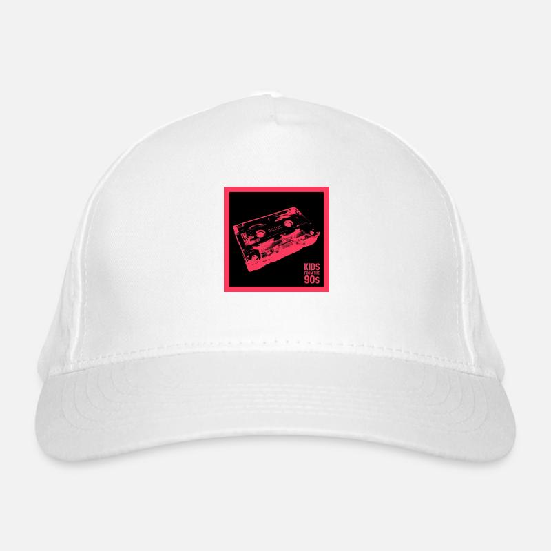 Kids from the 90s - bold red MC feeling Bio-Baseballkappe