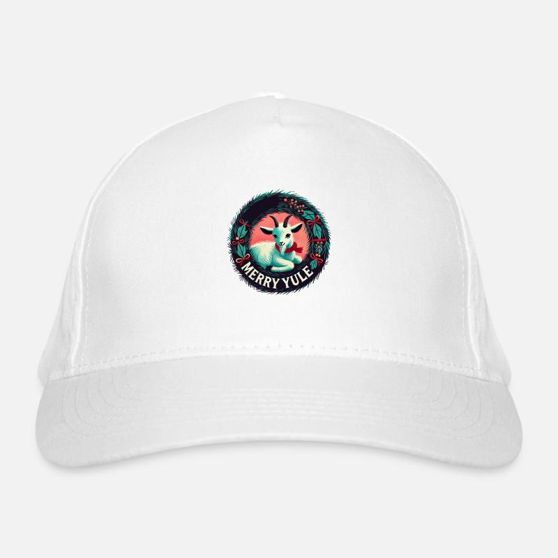 Joyeuse chèvre de Noël Casquette classique bio