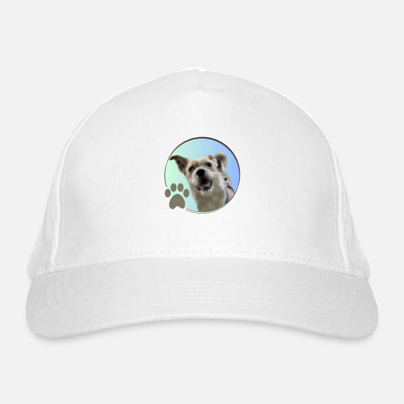 Lina Logo mit Pfote Bio-Baseballkappe