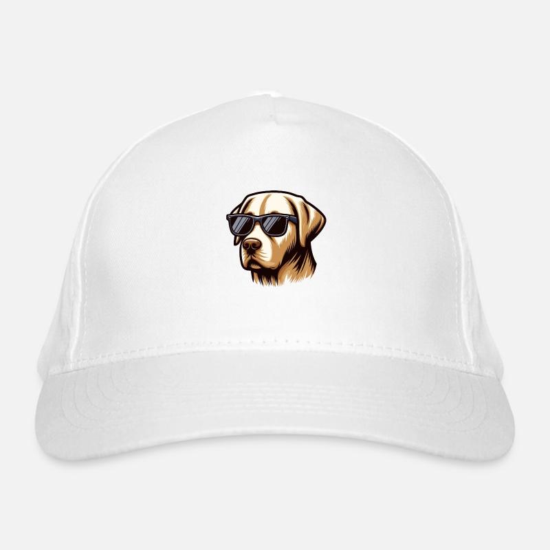 Cool Labrador Dog Head Organic Baseball Cap