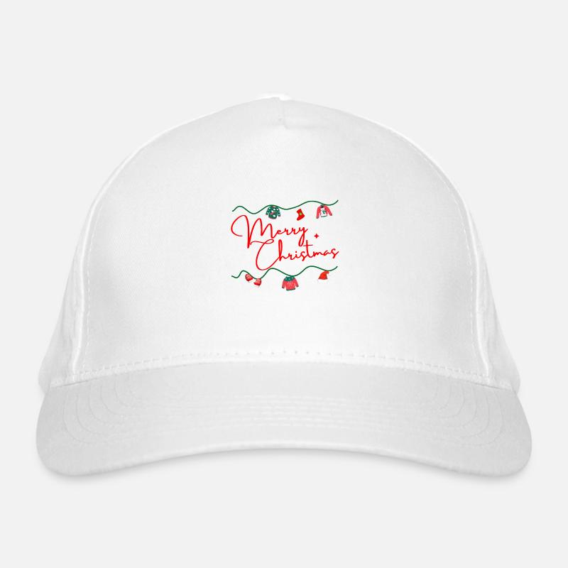 Chemise Joyeux Noël Casquette classique bio