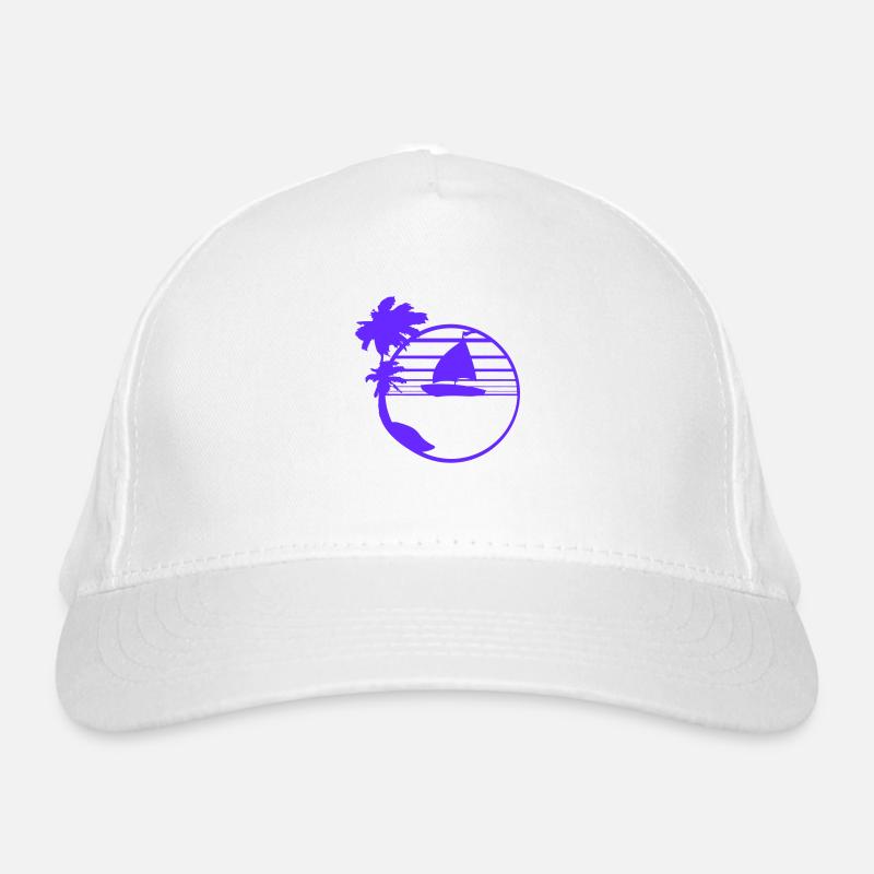 Navire Sun Stripe Marin Capitaine Bateau à eau Casquette classique bio
