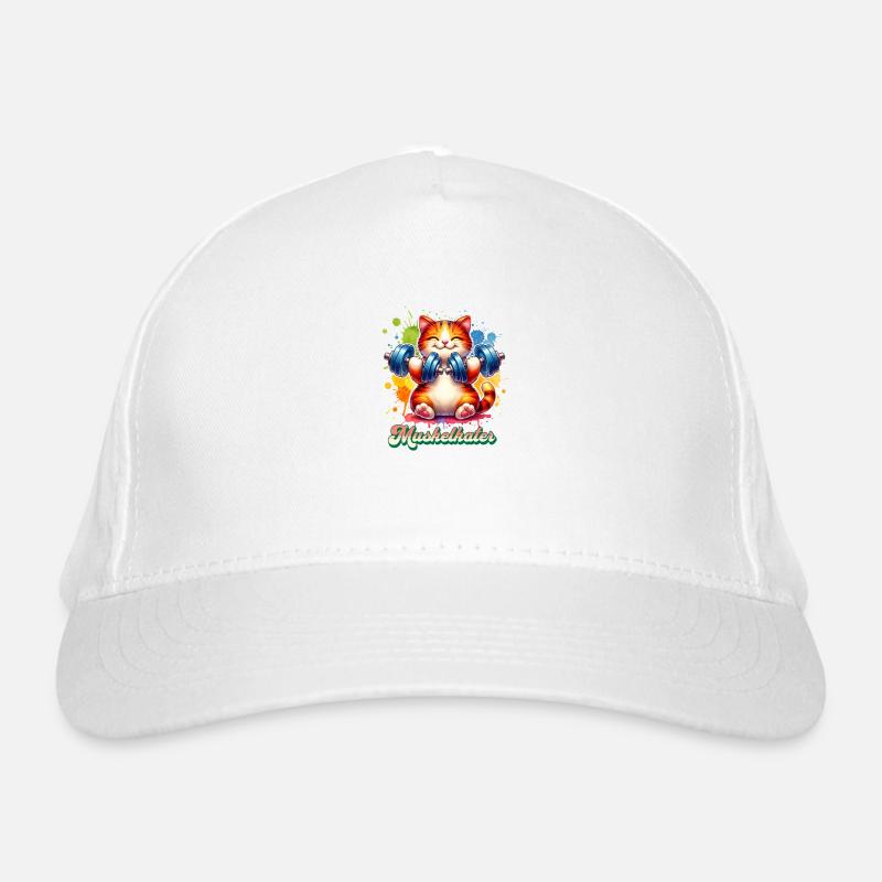 Sore Muscles Cute Cat Gym Funny Organic Baseball Cap