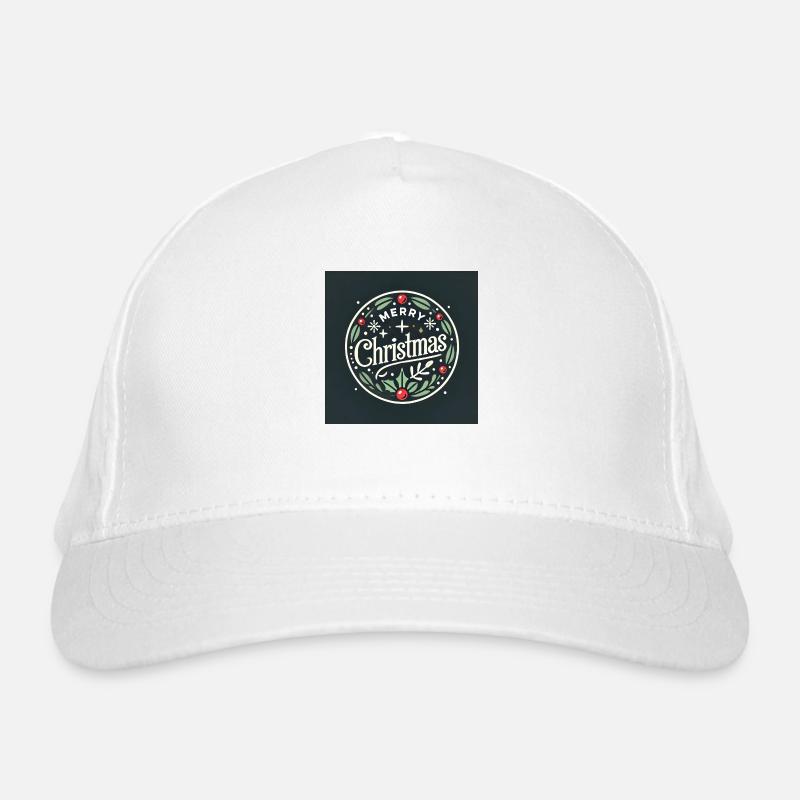 Christmas emblem Bio-Baseballkappe