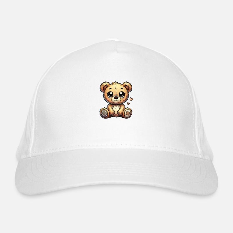 Teddy bear Organic Baseball Cap